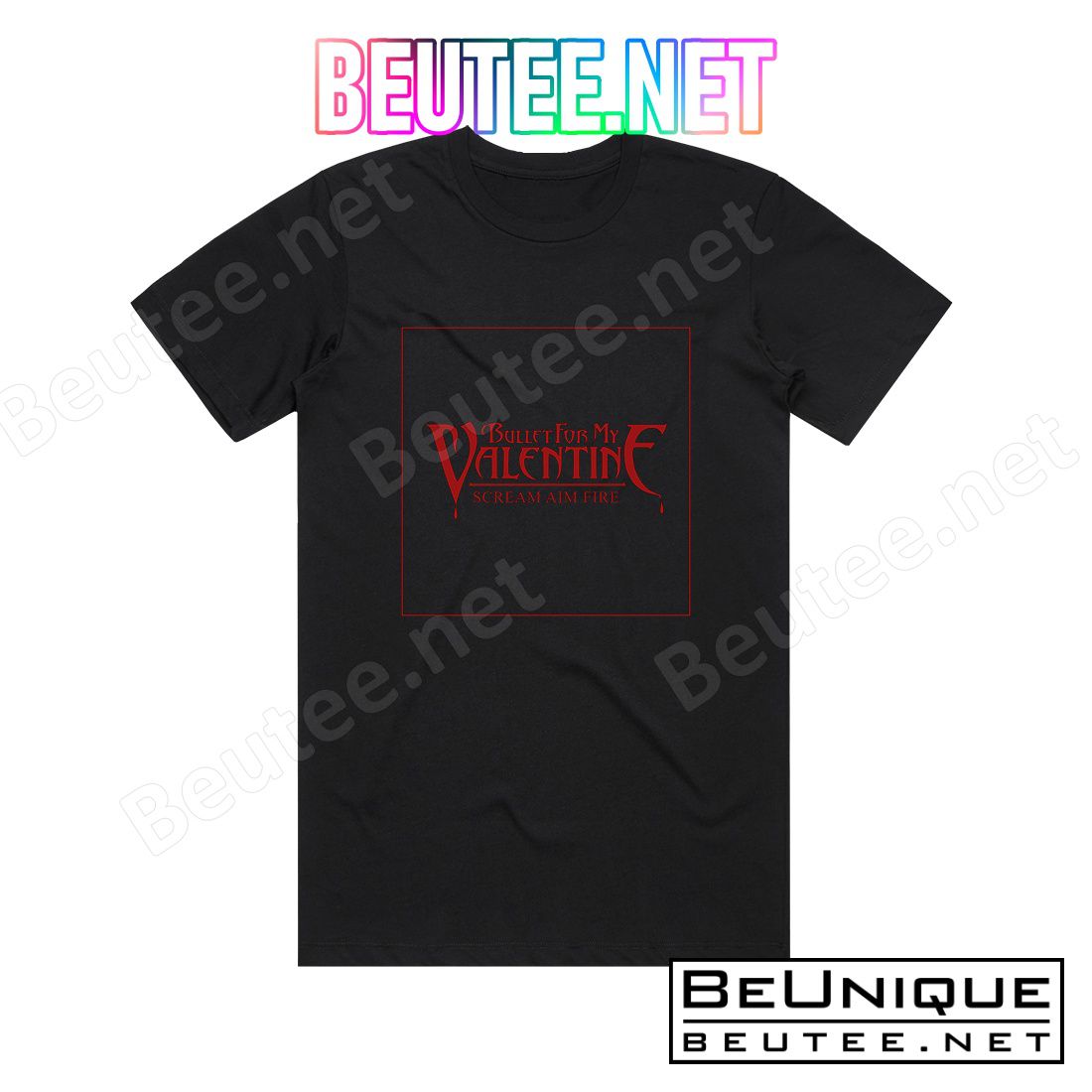 Bullet for My Valentine Scream Aim Fire 3 Album Cover T-Shirt
