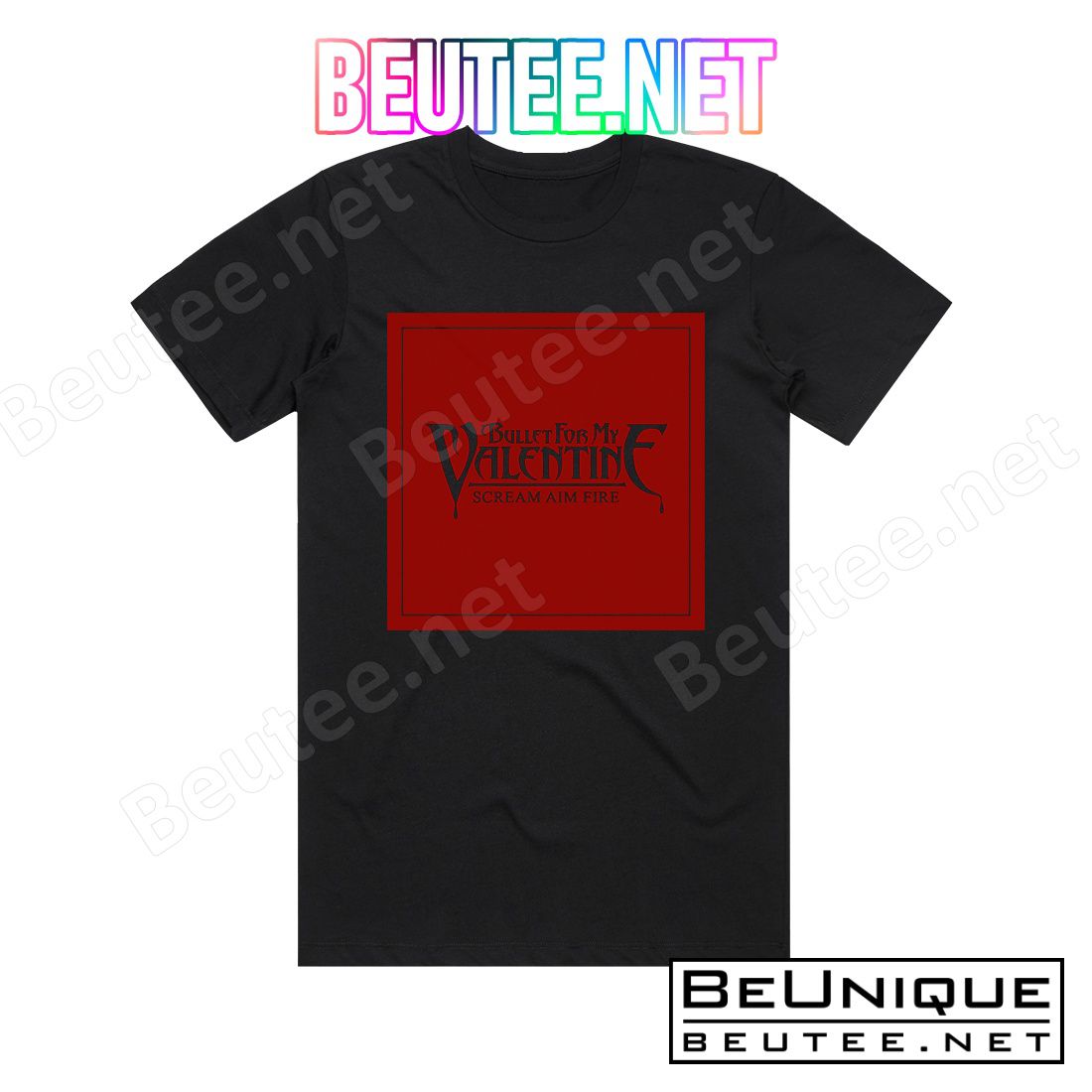 Bullet for My Valentine Scream Aim Fire 4 Album Cover T-Shirt