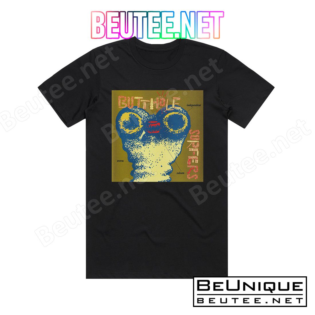 Butthole Surfers Independent Worm Saloon Album Cover T-Shirt