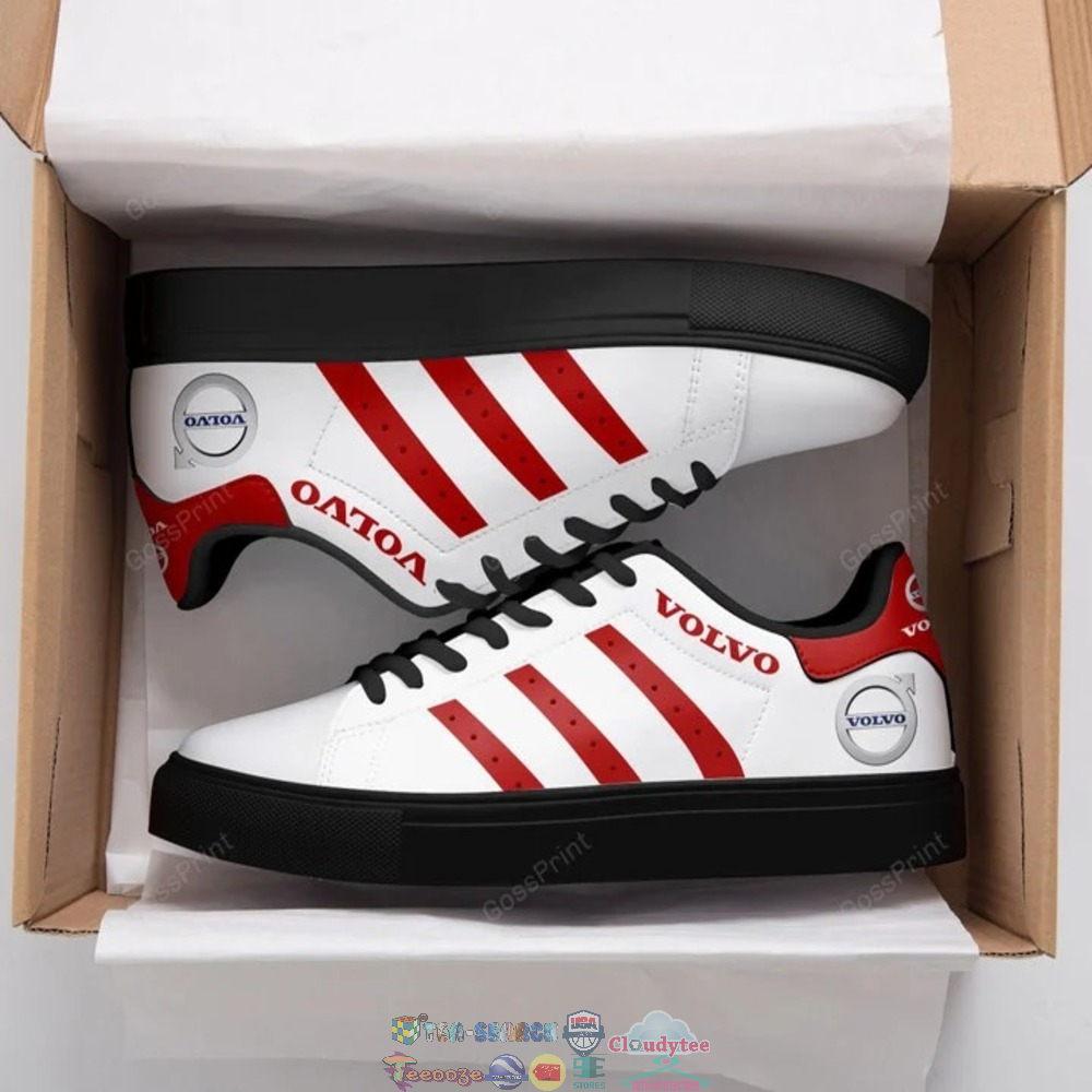 Volvo Red Stripes Stan Smith Low Top Shoes