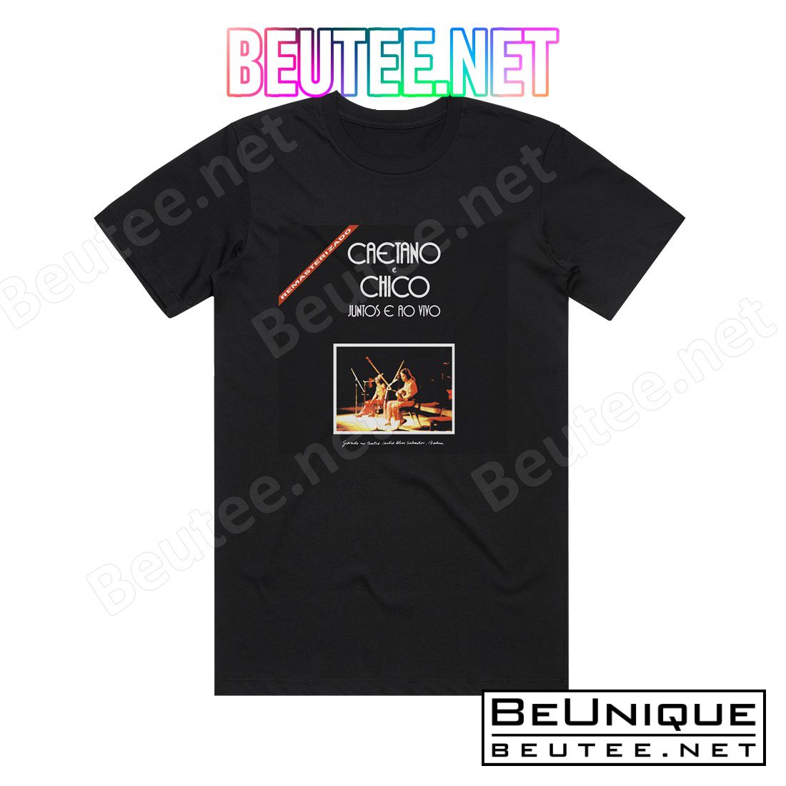 Caetano Veloso Caetano E Chico Juntos E Ao Vivo Album Cover T-Shirt