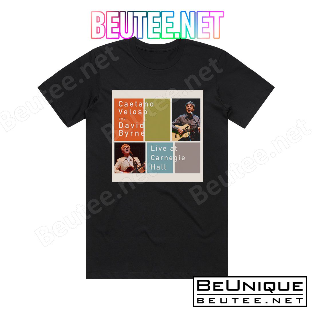 Caetano Veloso Live At Carnegie Hall Album Cover T-Shirt