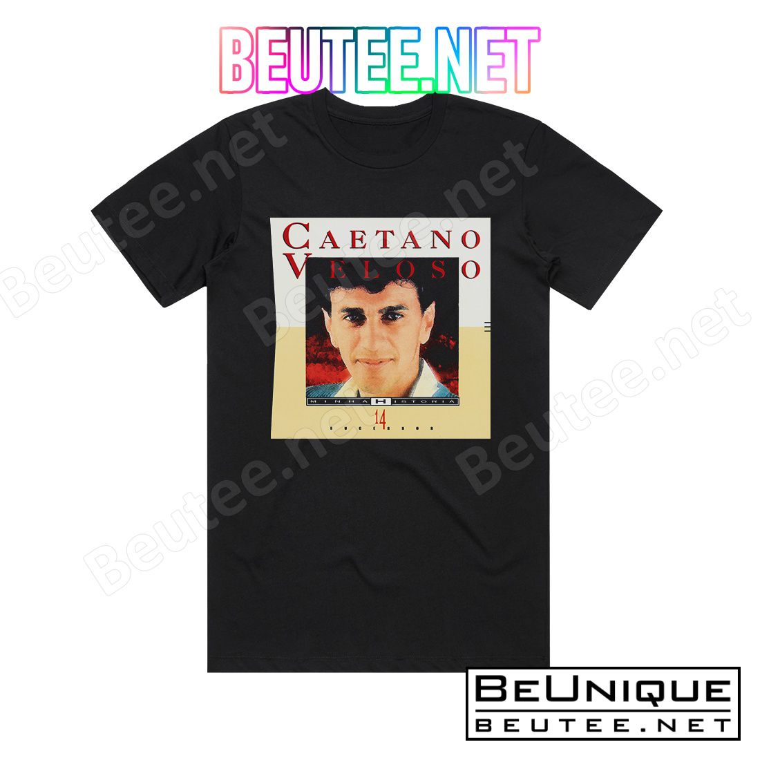 Caetano Veloso Minha Historia Album Cover T-Shirt
