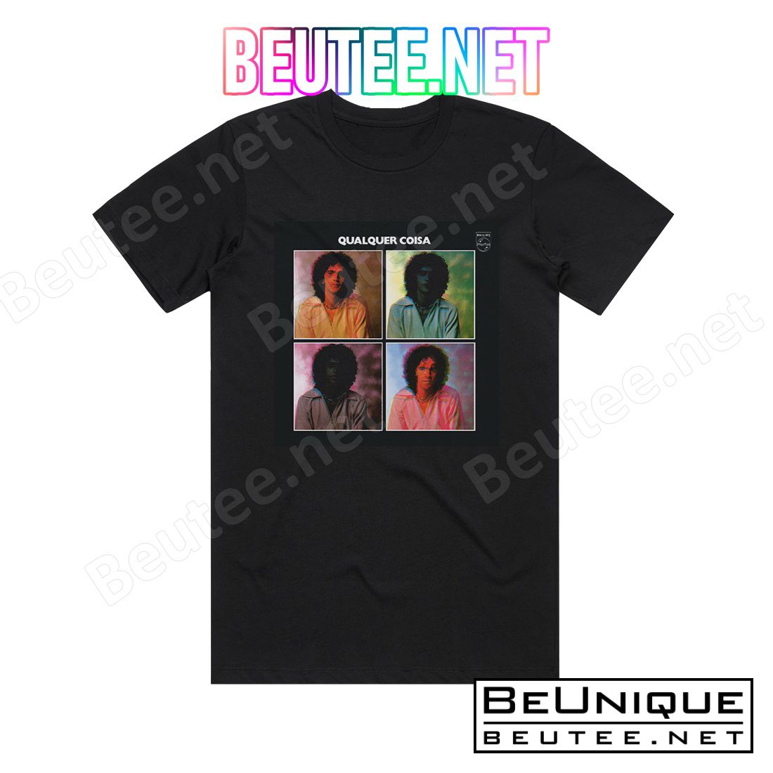 Caetano Veloso Qualquer Coisa Album Cover T-Shirt