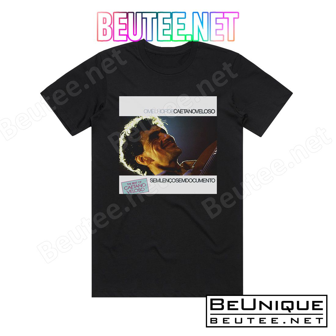 Caetano Veloso Sem Lenco Sem Documento O Melhor De Caetano Veloso Album Cover T-Shirt