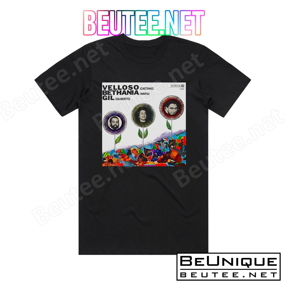 Caetano Veloso Velloso Bethania Gil Album Cover T-Shirt