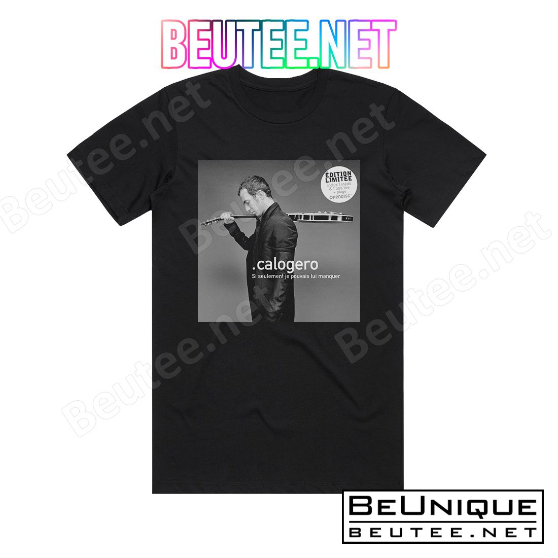 Calogero Si Seulement Je Pouvais Lui Manquer 2 Album Cover T-Shirt