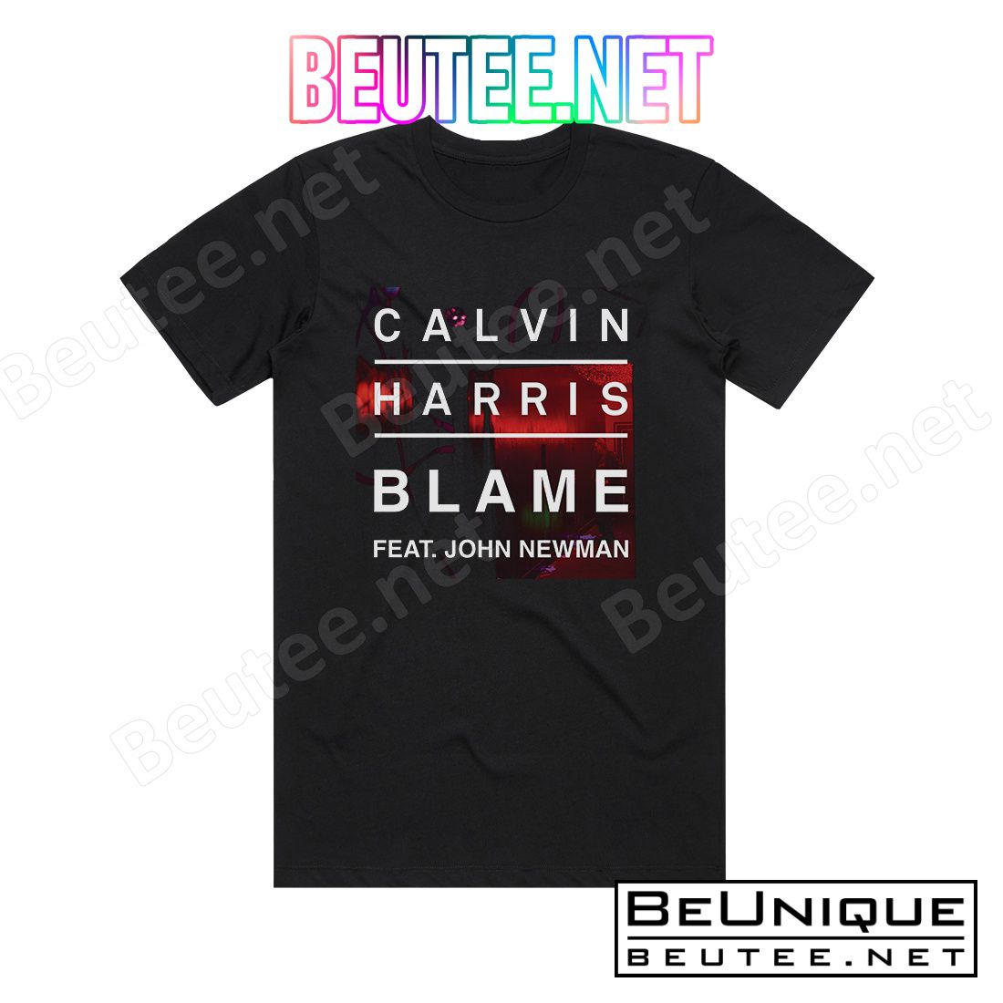 Calvin Harris Blame 3 Album Cover T-Shirt
