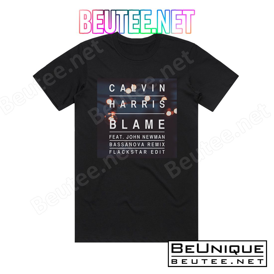 Calvin Harris Blame 4 Album Cover T-Shirt