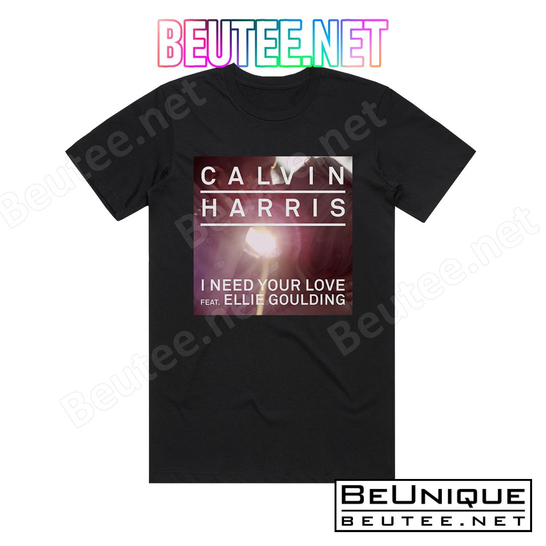 Calvin Harris I Need Your Love 1 Album Cover T-Shirt