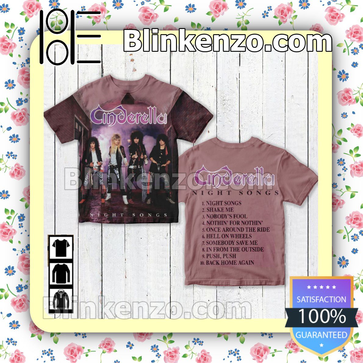 Great Cinderella Night Songs Album Custom Shirt