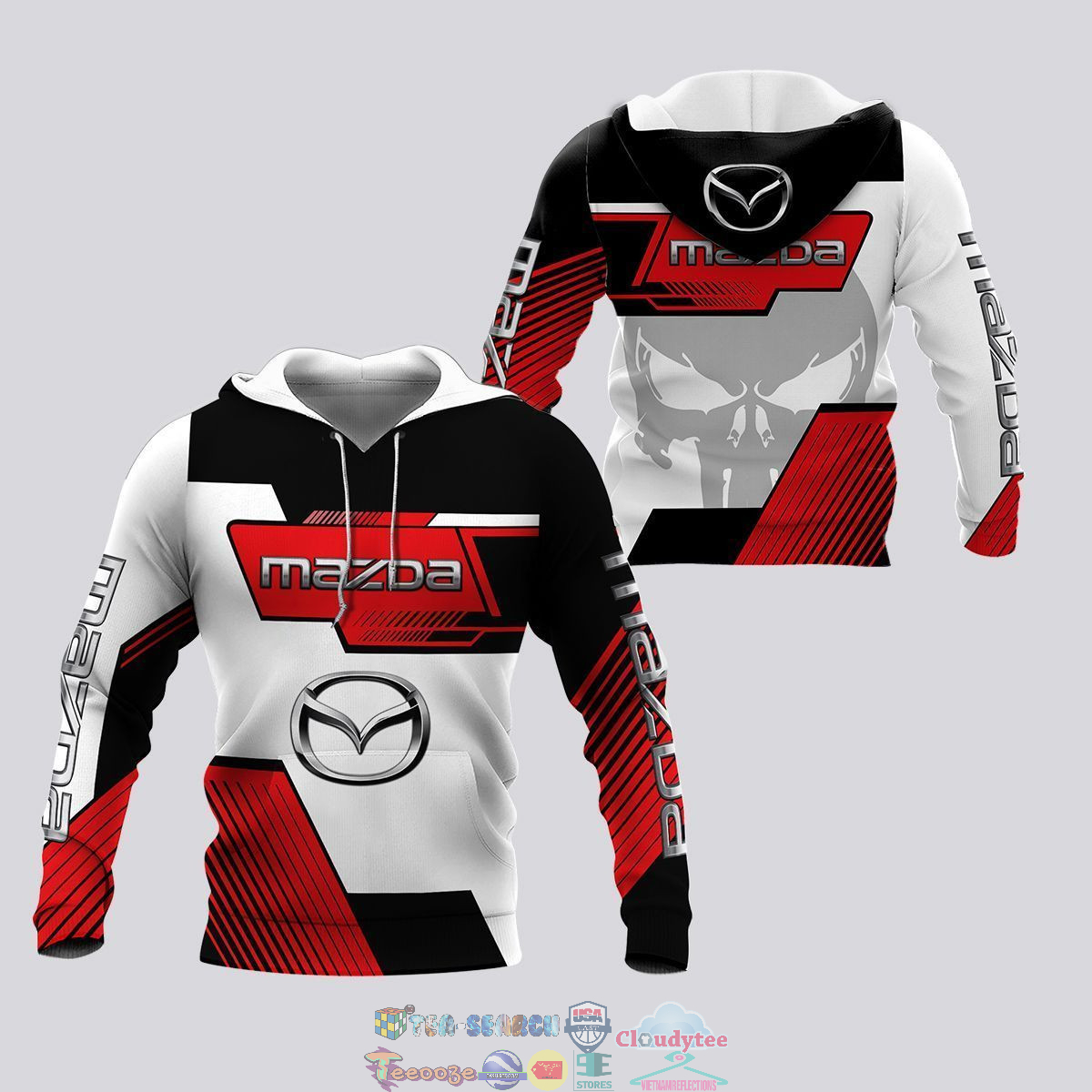Mazda Skull ver 3 hoodie and t-shirt