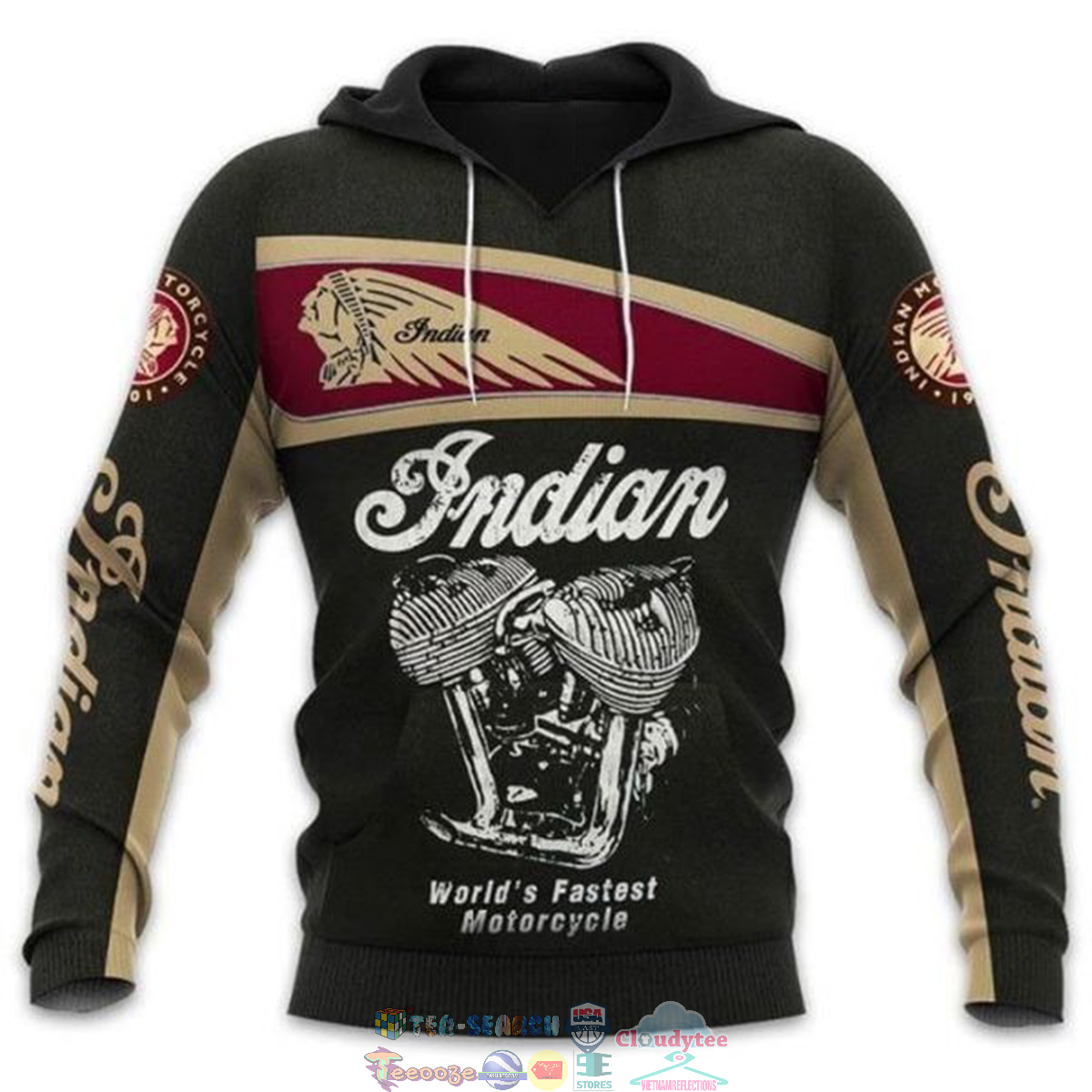 World’s Fastest Indian Motorcycle 3D hoodie and t-shirt