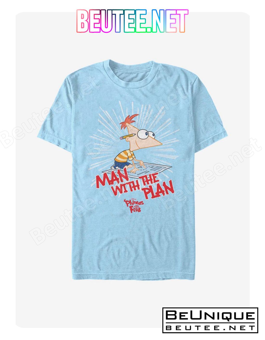 Disney Phineas And Ferb The Plan Man T-Shirt
