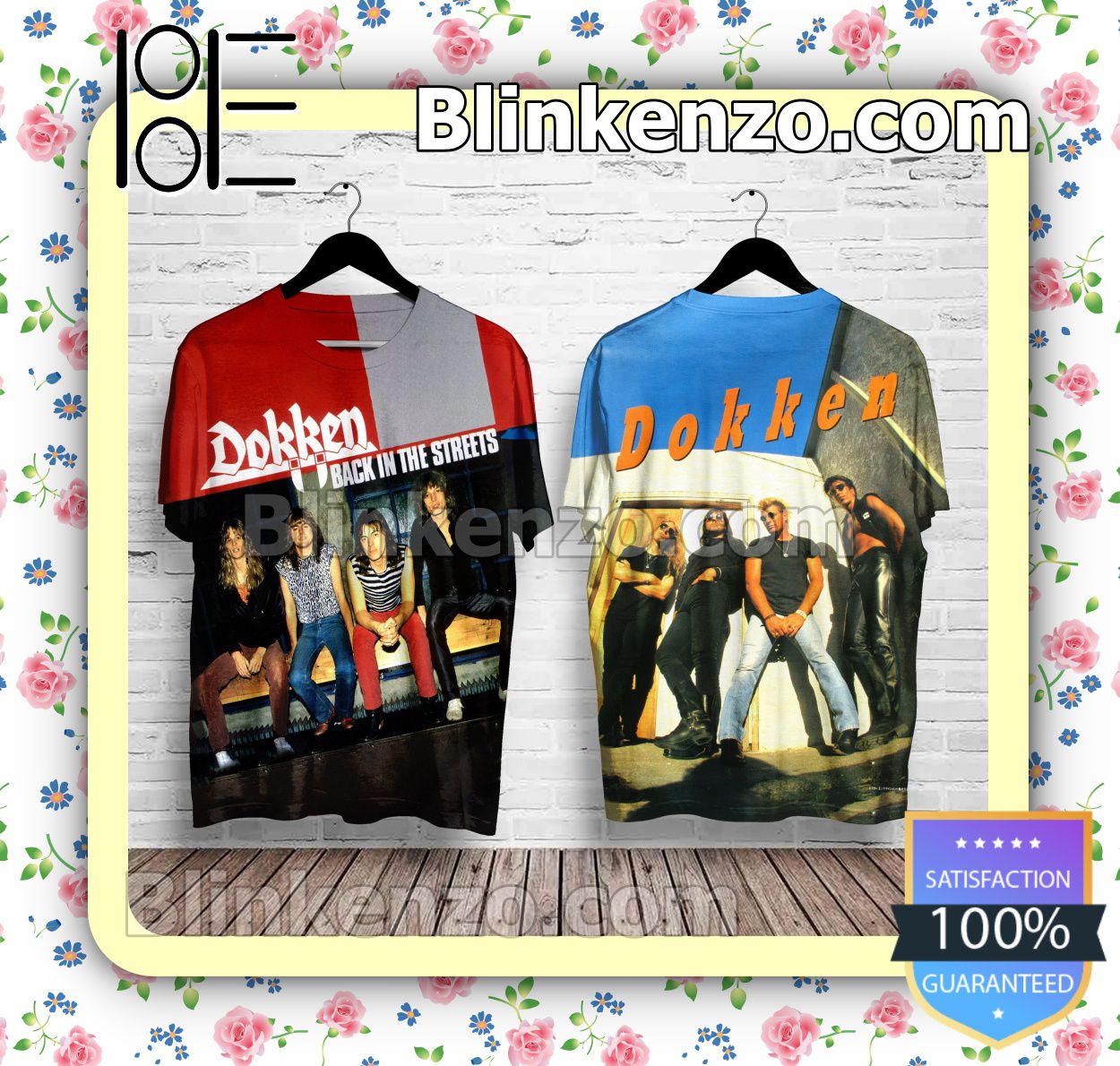 Dokken Back In The Streets Album Cover Custom Shirt