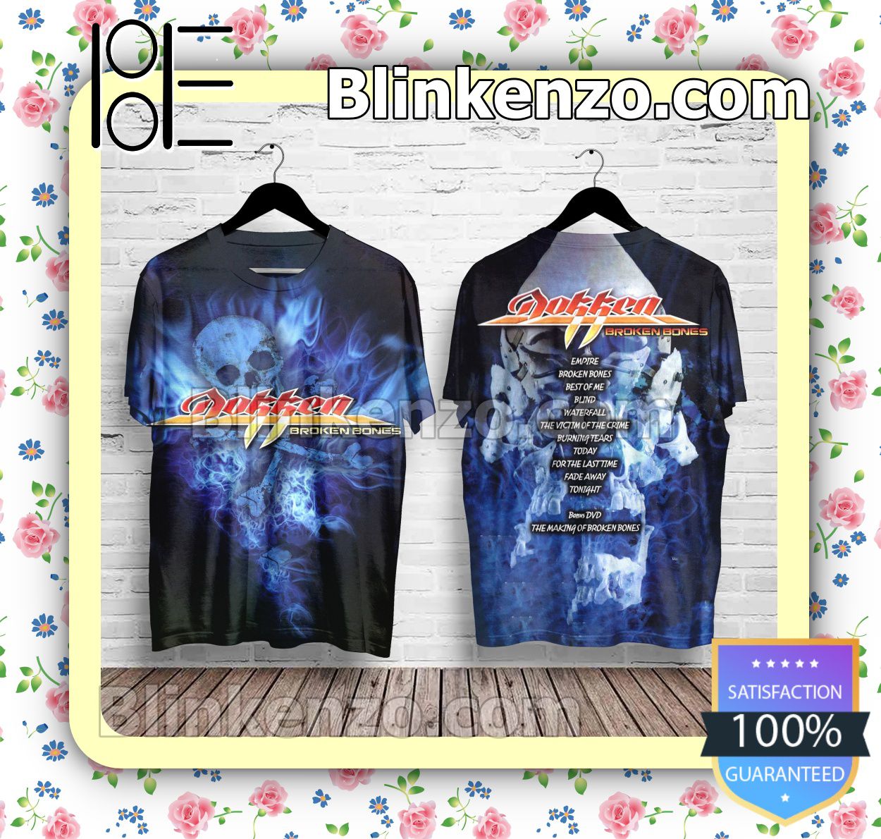 Hot Dokken Broken Bones Album Cover Custom Shirt