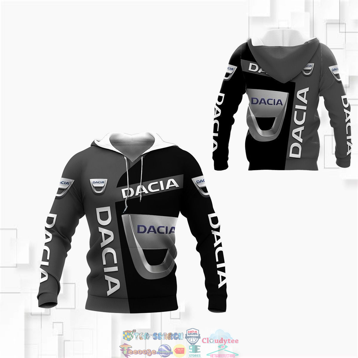 Automobile Dacia ver 2 3D hoodie and t-shirt