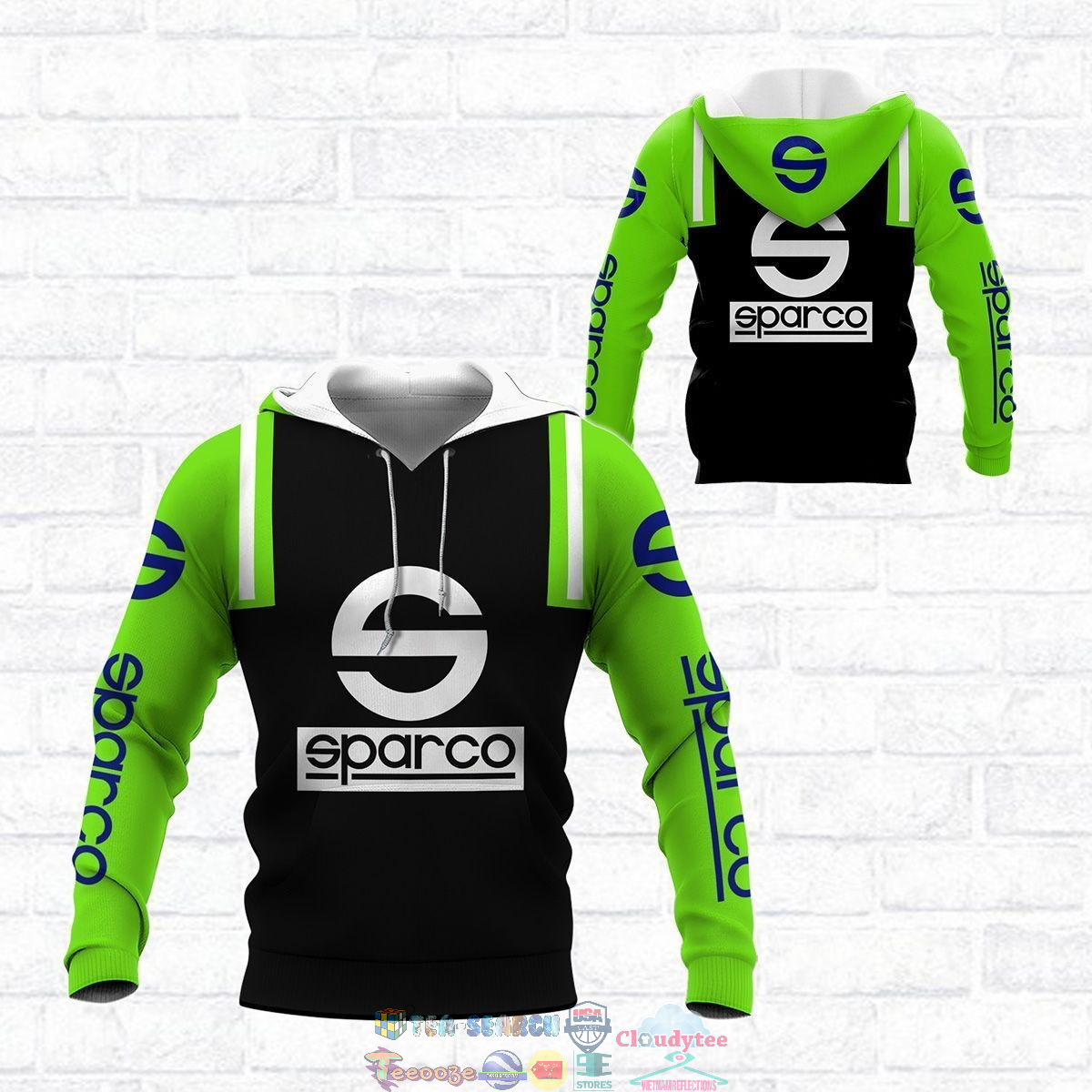 Sparco ver 59 3D hoodie and t-shirt