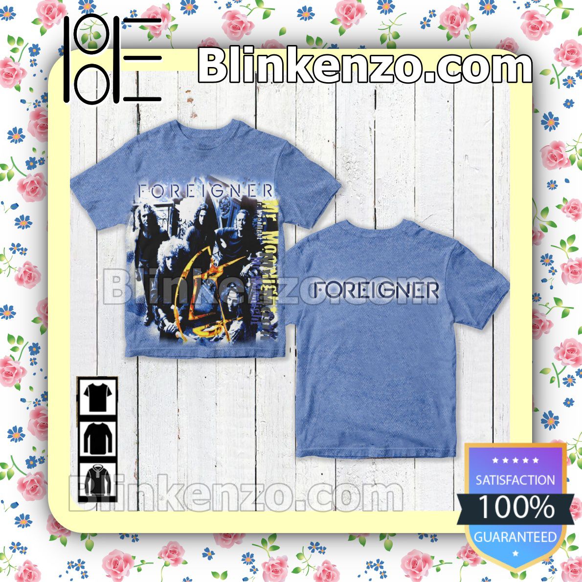 Foreigner Mr. Moonlight Album Custom Shirt