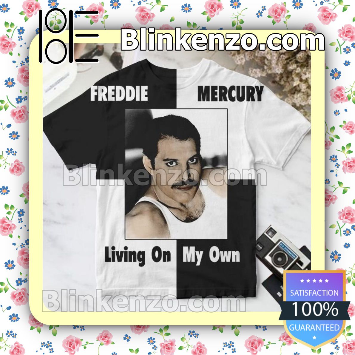 Freddie Mercury Living On My Own Custom Shirt