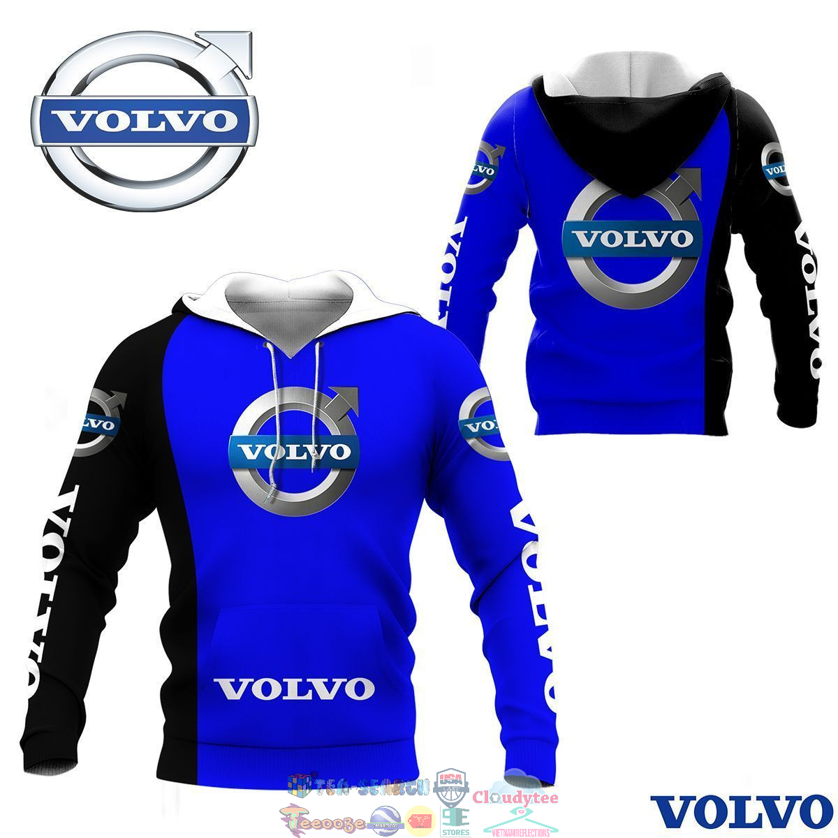 Volvo ver 3 3D hoodie and t-shirt