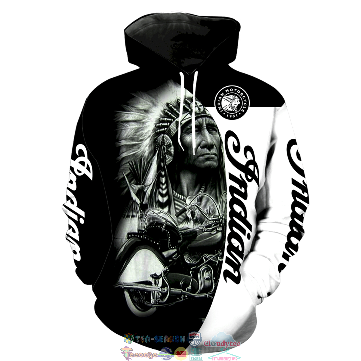 Indian Motorcycle ver 6 3D hoodie and t-shirt