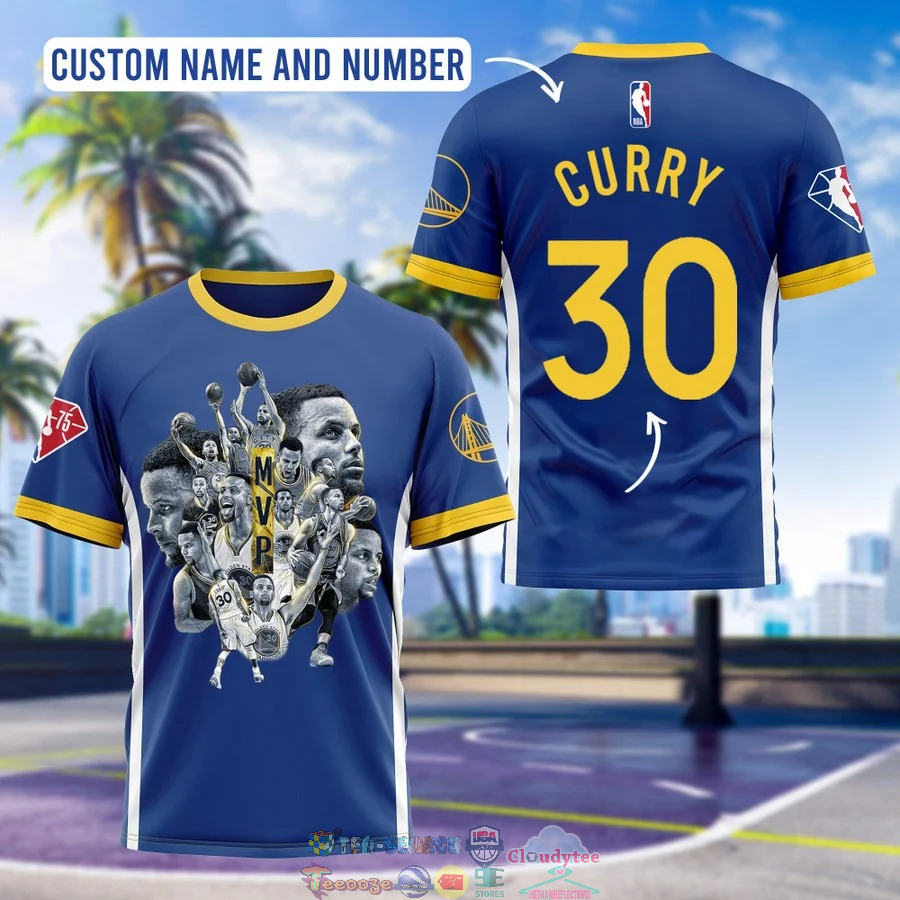 Personalized Golden State Warriors MVP 3D Shirt 1