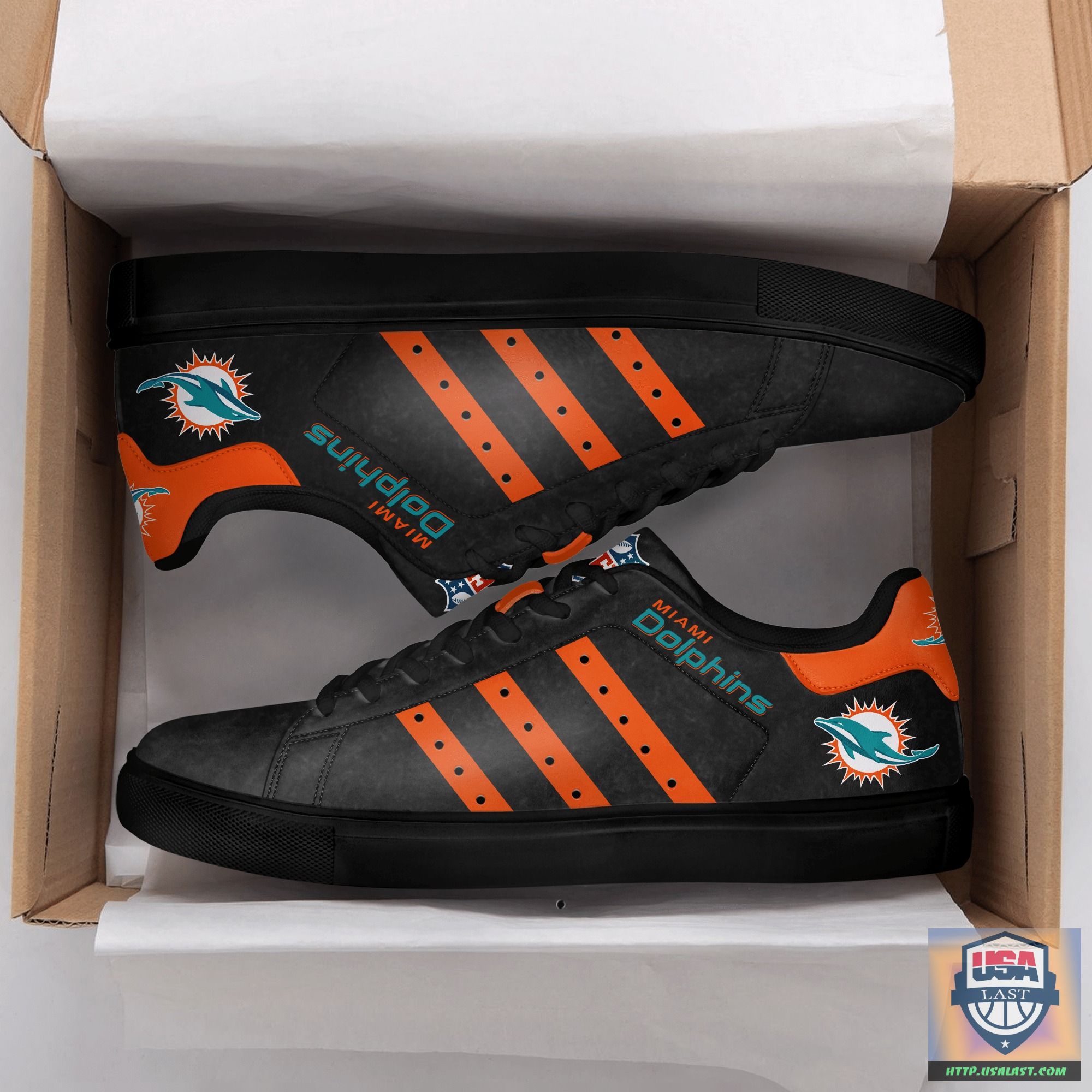 Miami Dolphins Stan Smith Low Top Shoes Model 01