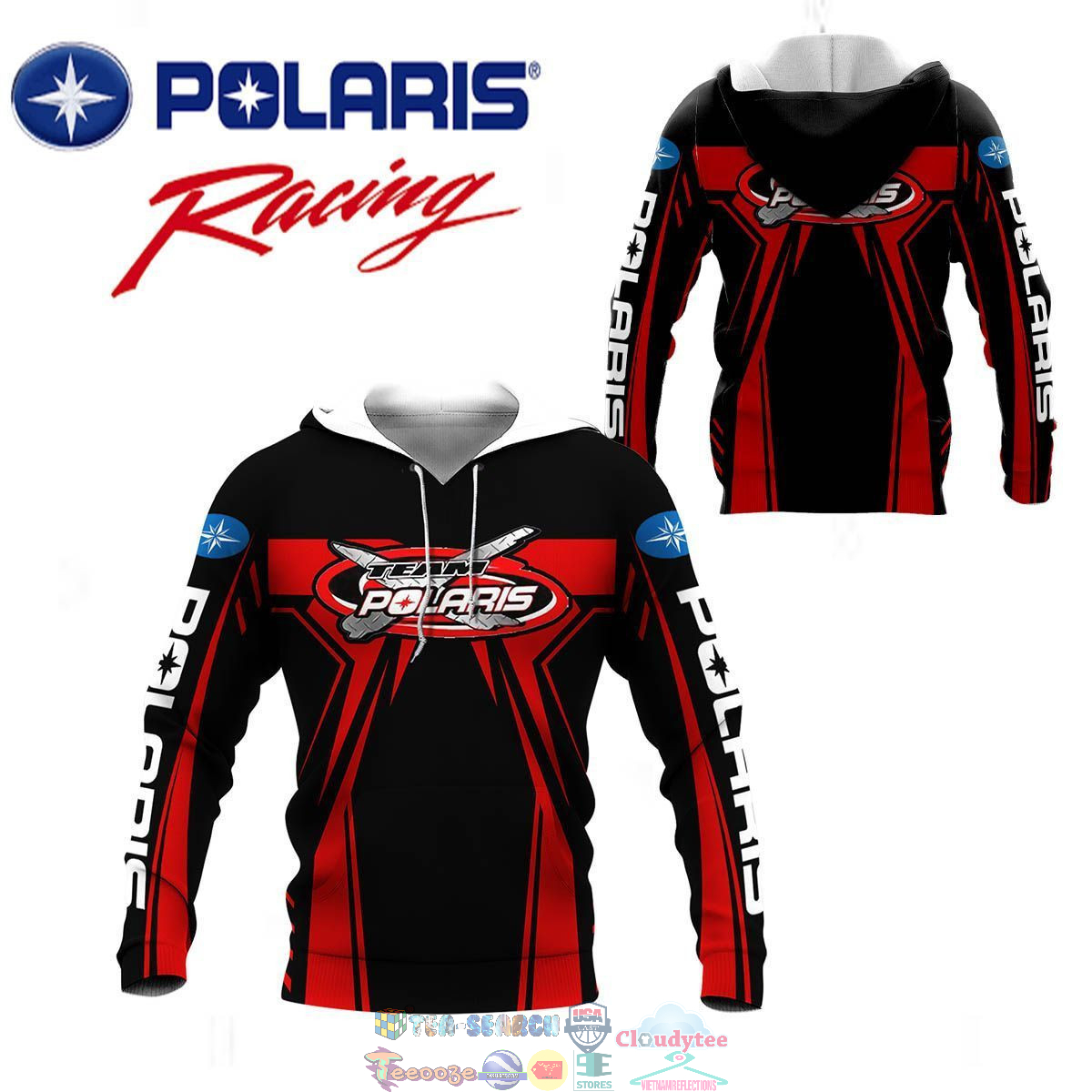 Polaris Racing Team ver 4 3D hoodie and t-shirt