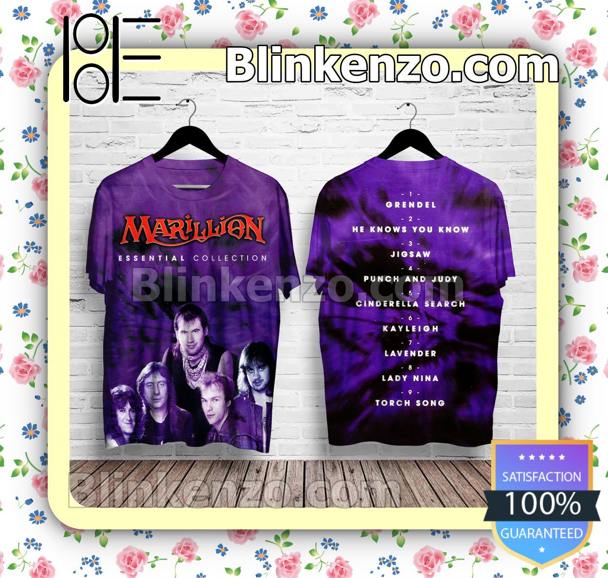 Near me Marillion Essential Collection Album Cover Custom Shirt