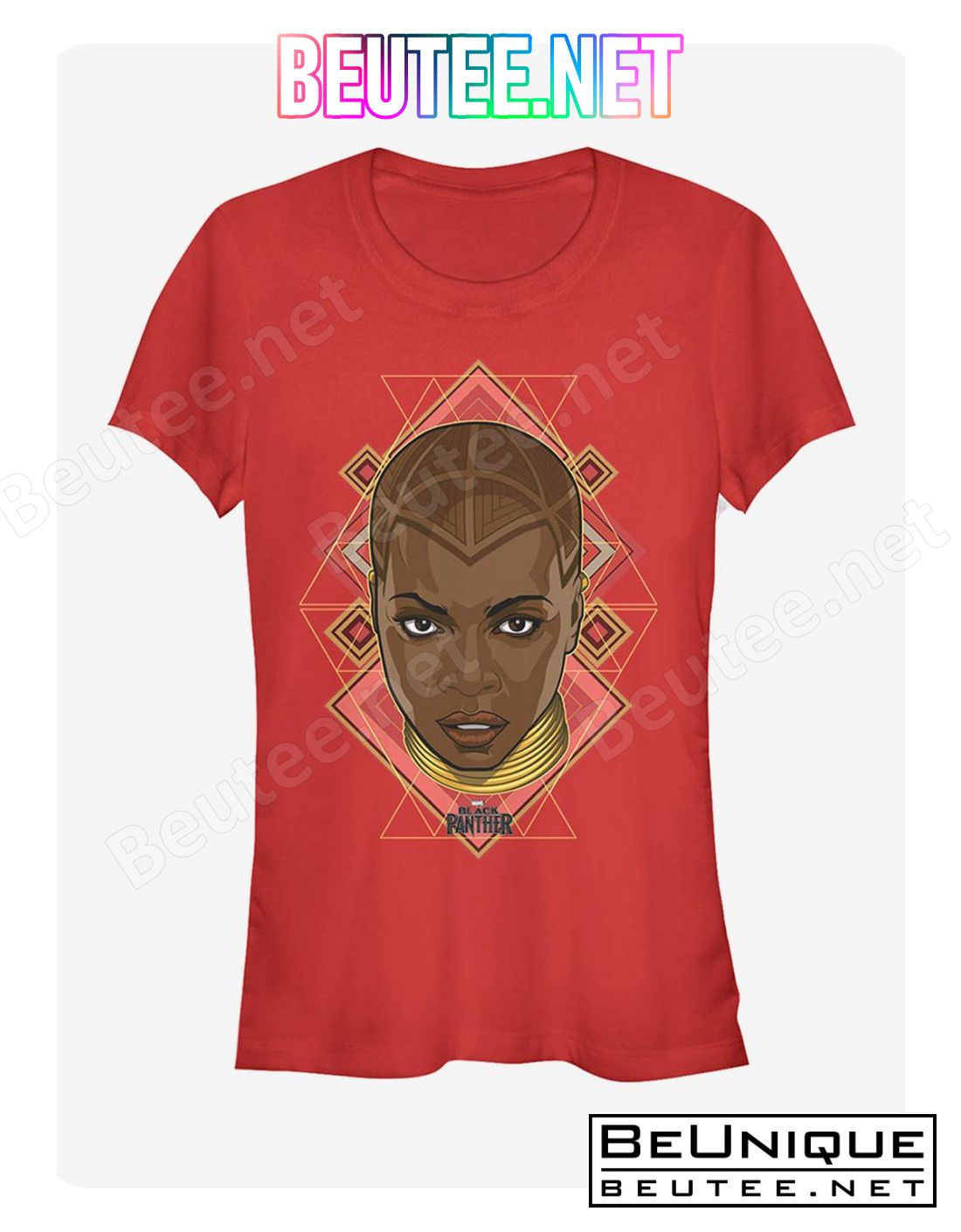 Marvel Black Panther 2018 Okoye Portrait T-Shirt