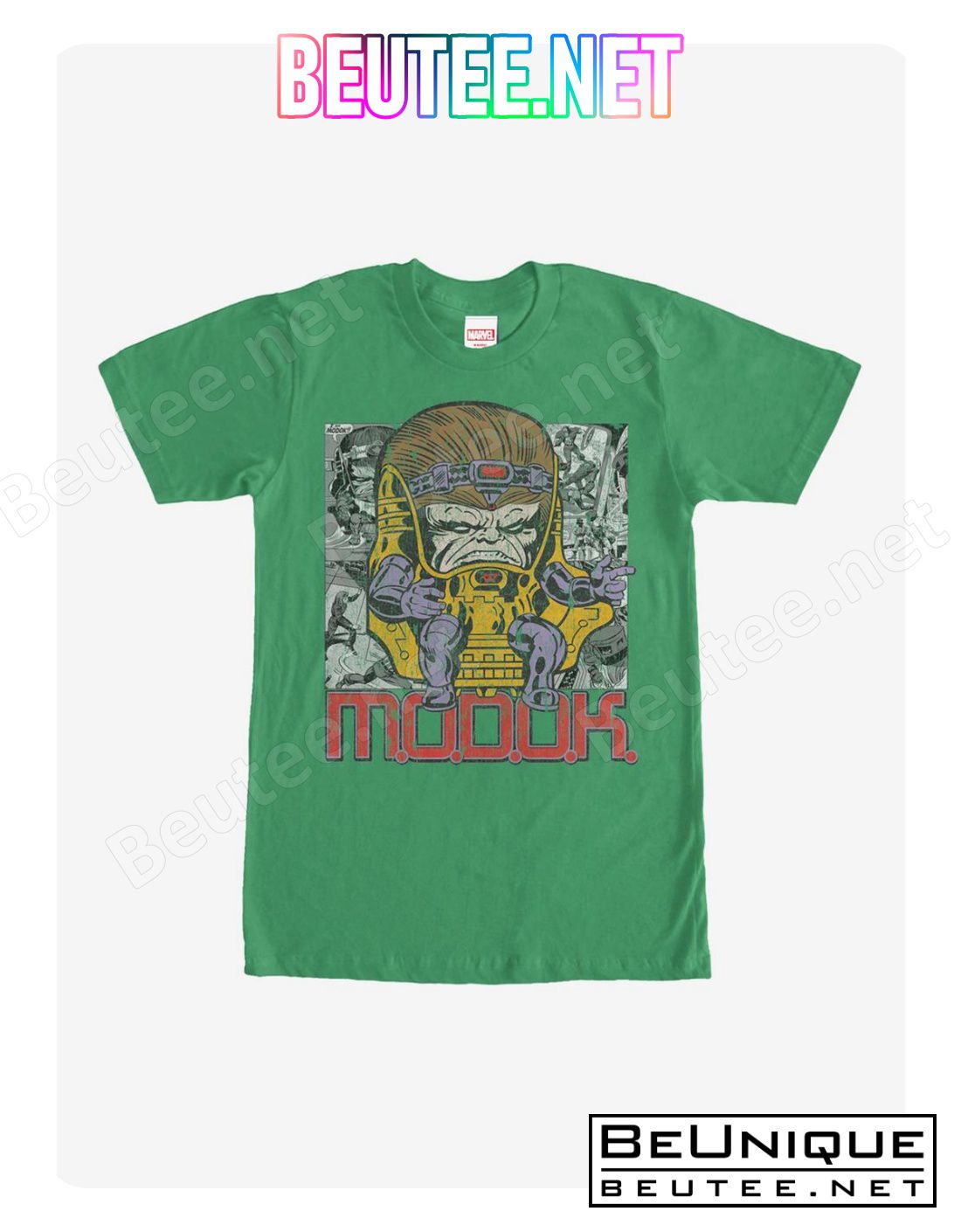 Marvel MODOK Comic Book Page Print T-Shirt