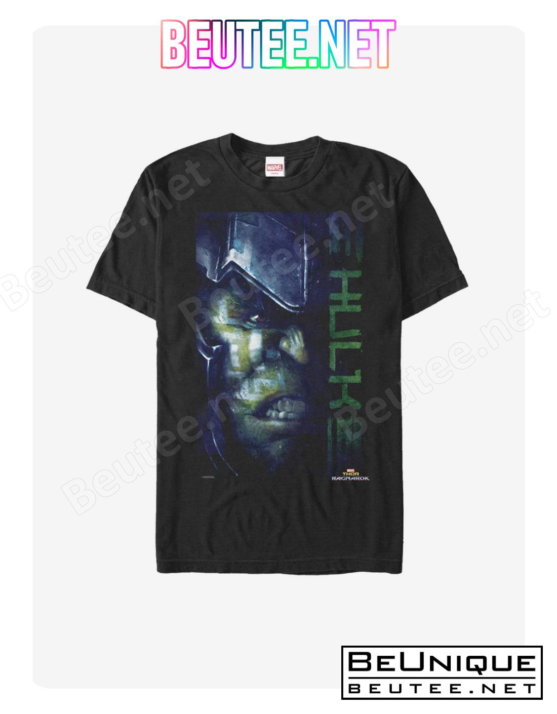 Marvel Thor Ragnarok Hulk Face T-Shirt