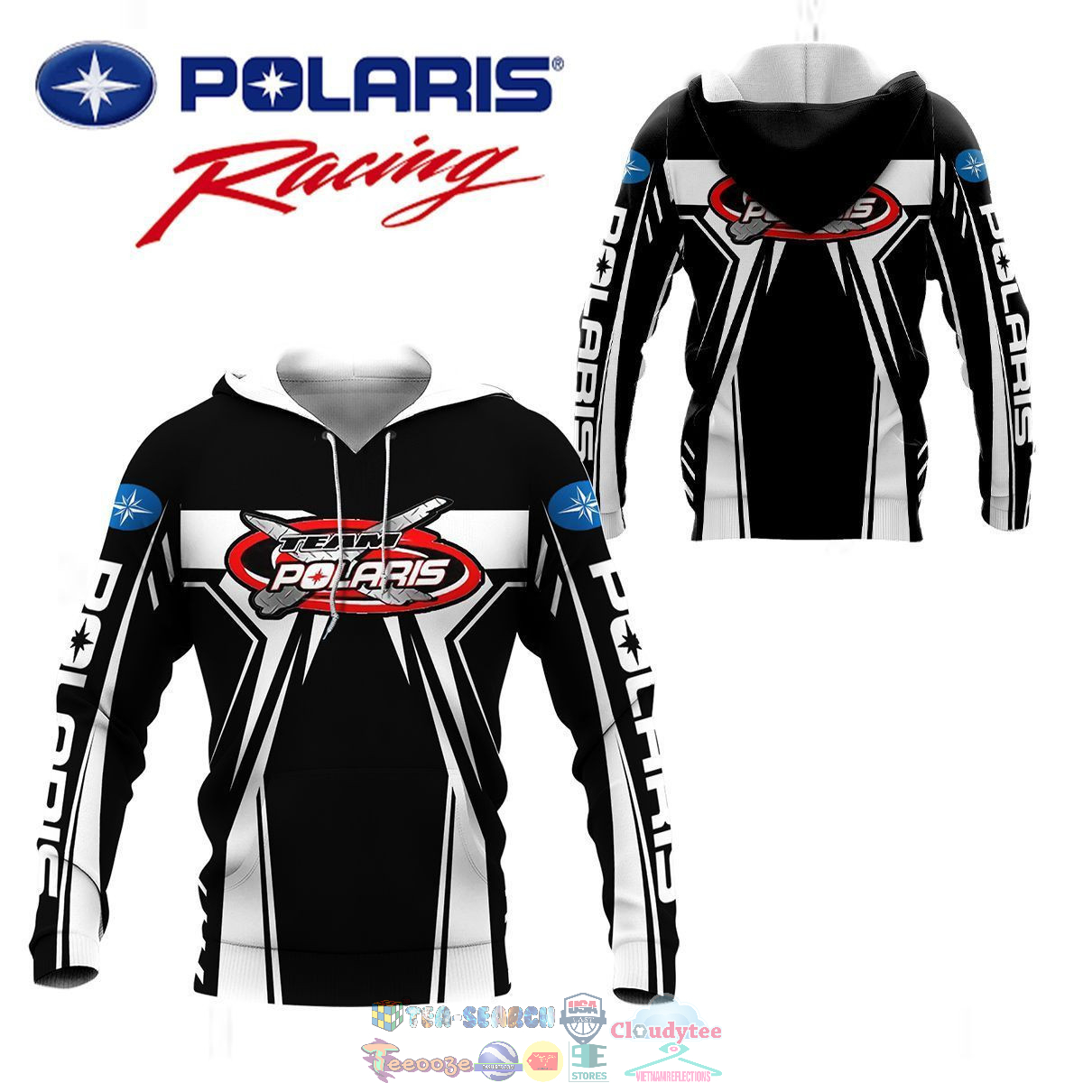 Polaris Racing Team ver 3 3D hoodie and t-shirt