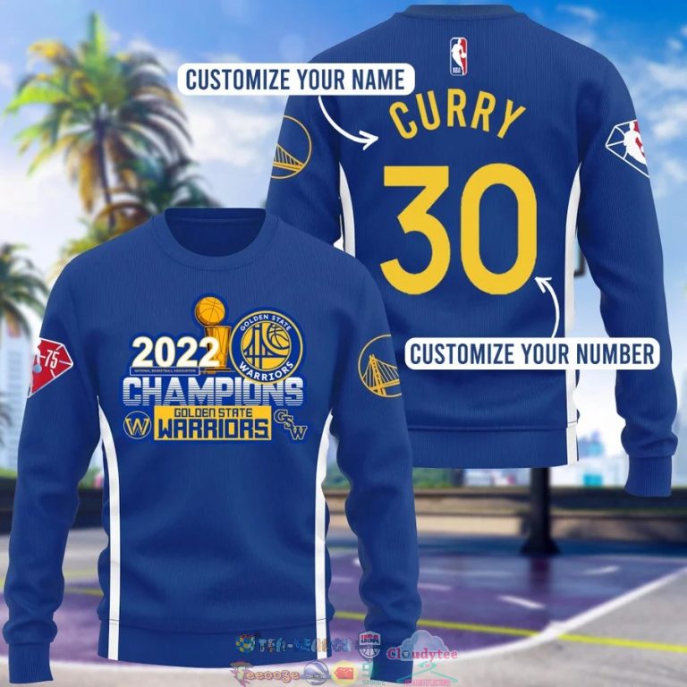 Personalized 2022 Champions Golden State Warriors 3D Shirt 6