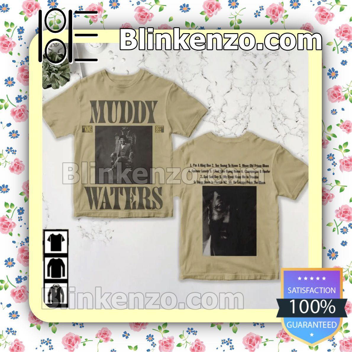 Perfect Muddy Waters King Bee Album Custom Shirt