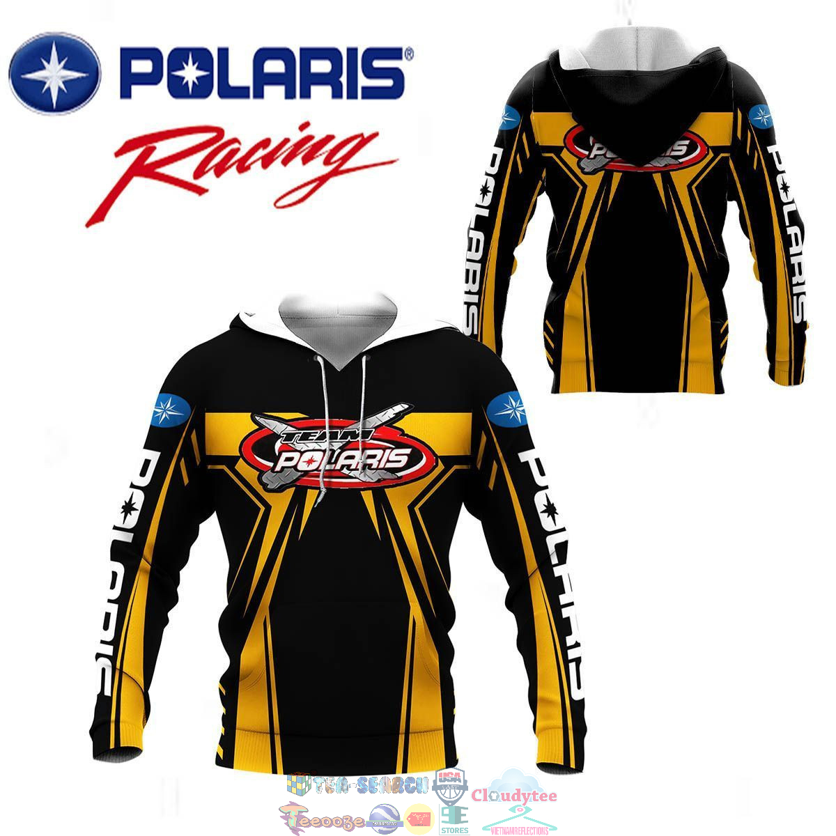 Polaris Racing Team ver 5 3D hoodie and t-shirt