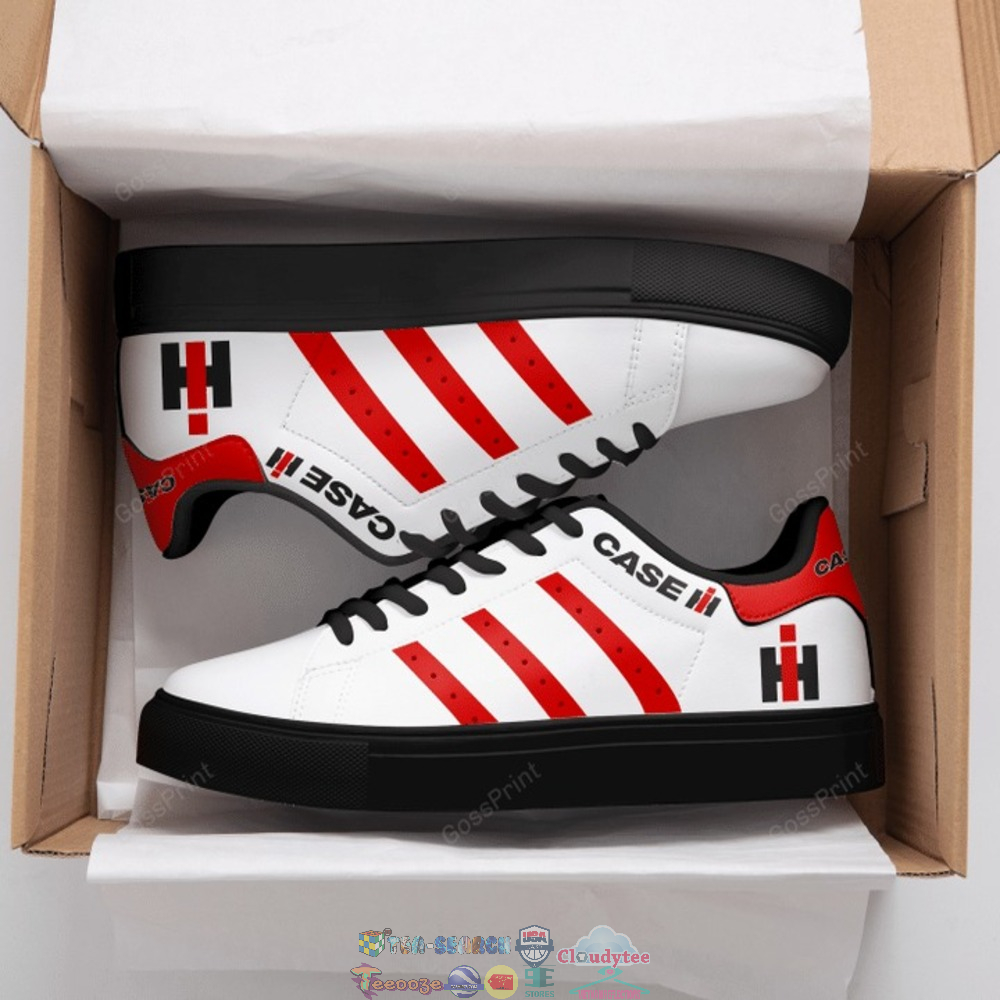 Case IH Red Stripes Style 1 Stan Smith Low Top Shoes