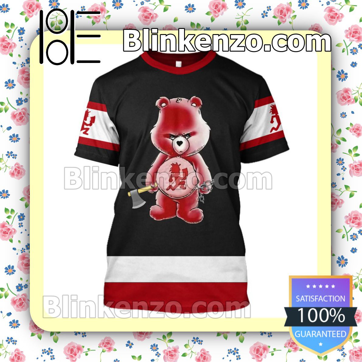 Great Personalized Insane Clown Posse Red Care Bear Custom Shirt