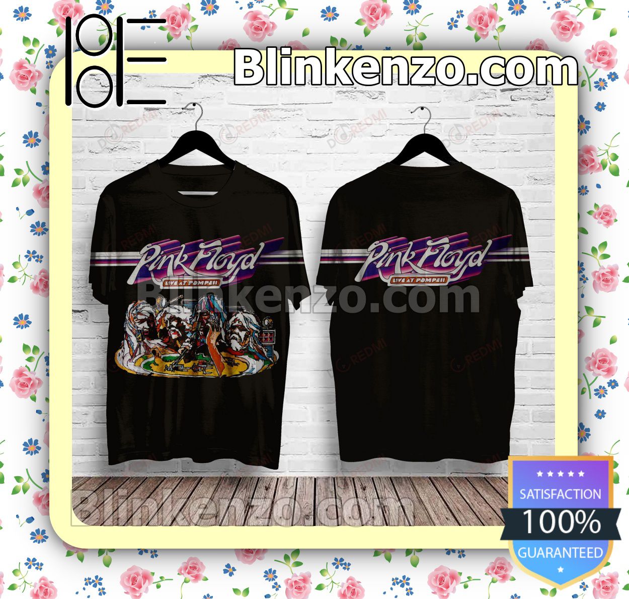 Amazon Pink Floyd Live At Pompeii Custom Shirt