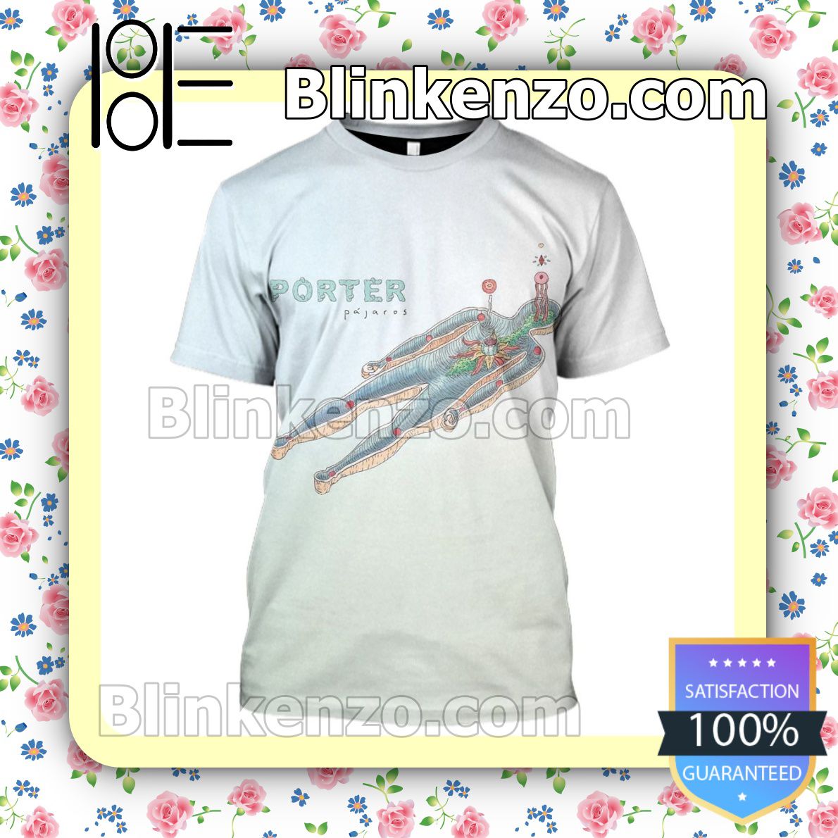 Great Quality Porter Pájaros Album Cover Custom Shirt