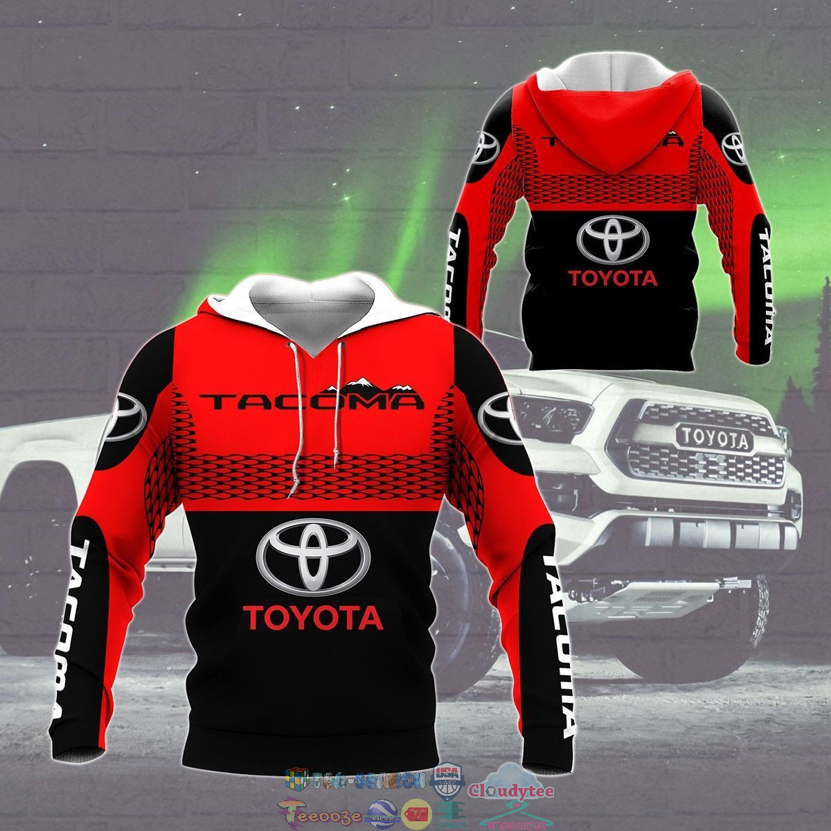 Toyota Tacoma ver 14 3D hoodie and t-shirt