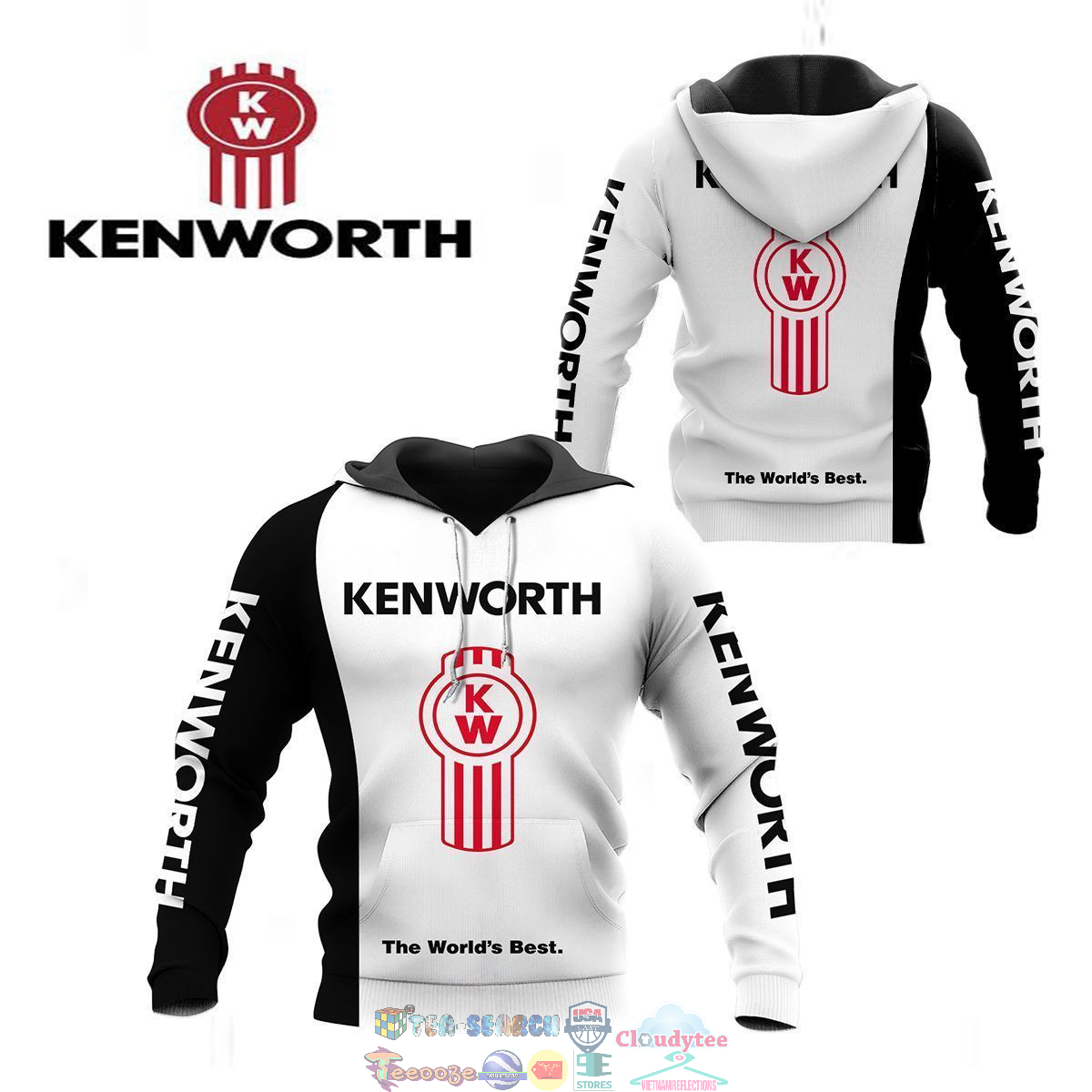 Kenworth ver 1 3D hoodie and t-shirt