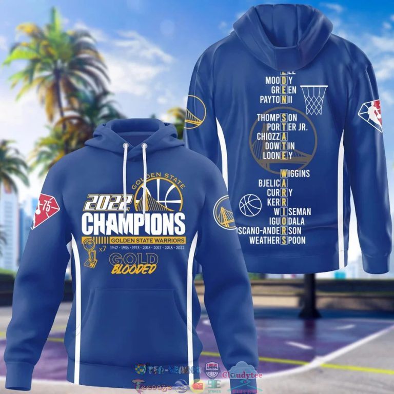 Golden State Warriors 7 Times Champions 3D Shirt 5