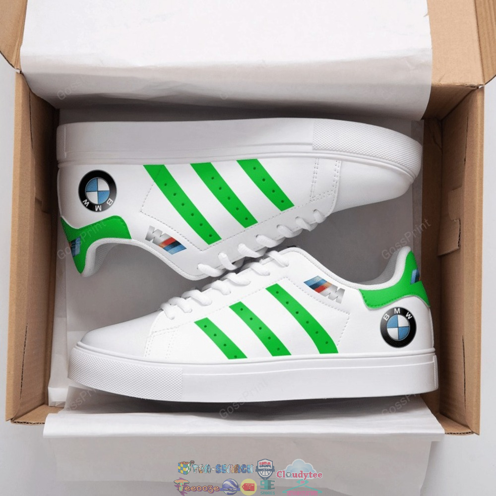 BMW Green Stripes Stan Smith Low Top Shoes