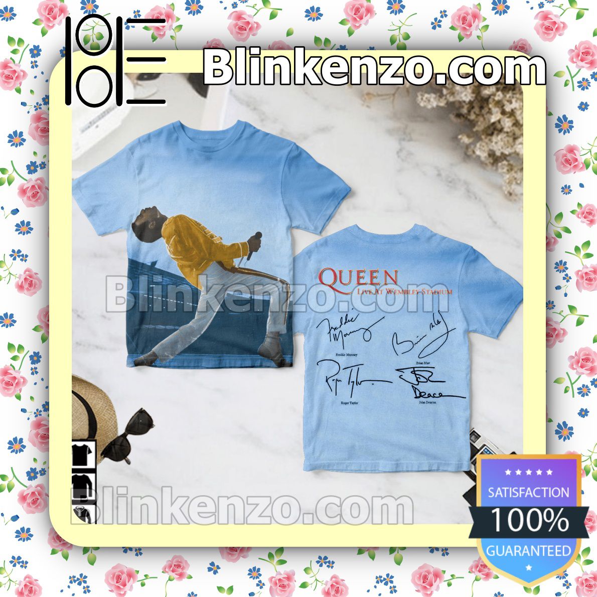 eBay Queen Live At Wembley Stadium Custom Shirt