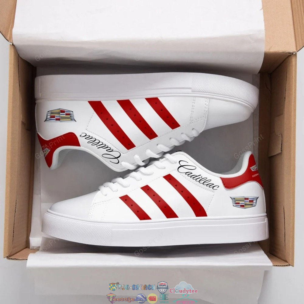 Cadillac Red Stripes Stan Smith Low Top Shoes