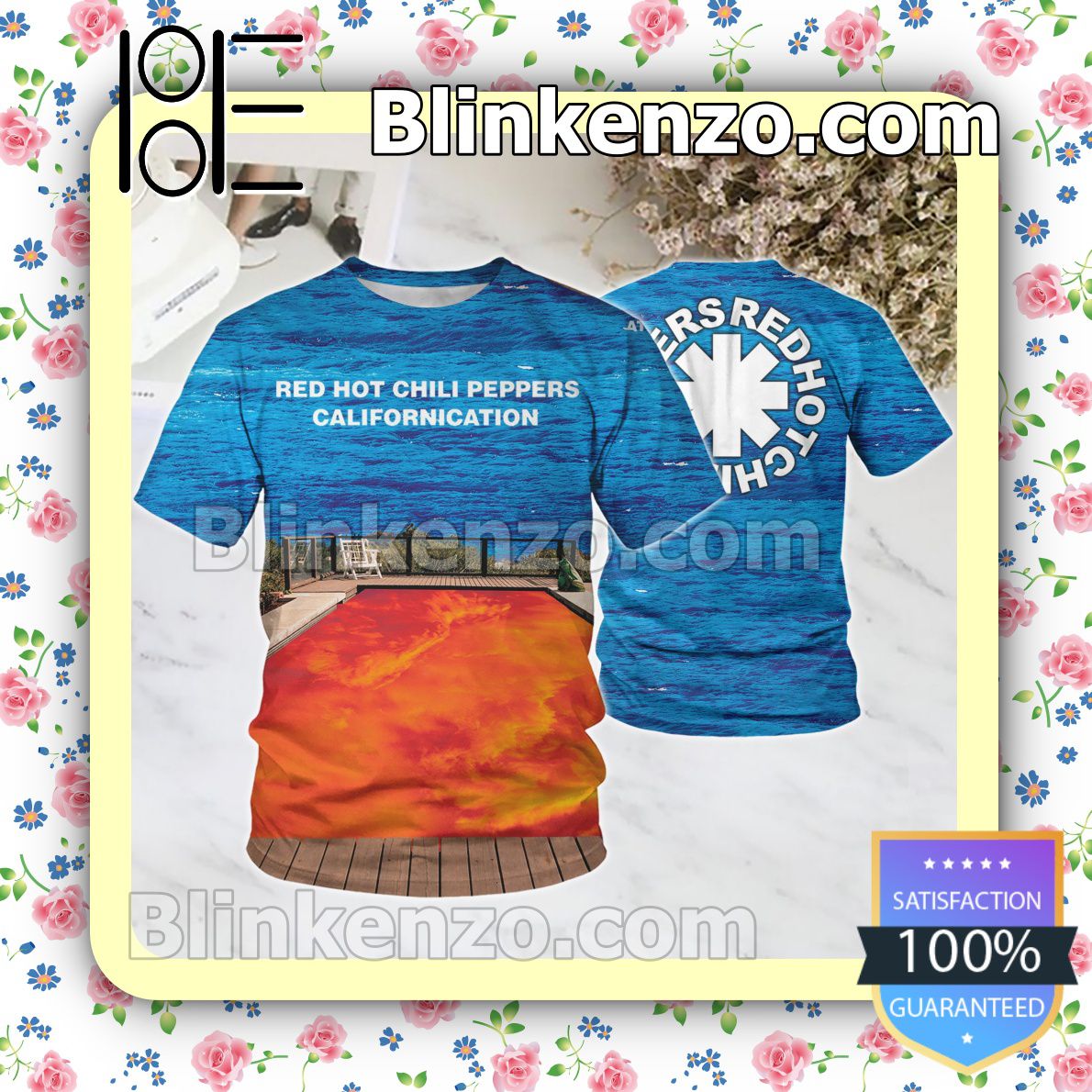 Red Hot Chili Peppers Californication Album Cover Custom Shirt