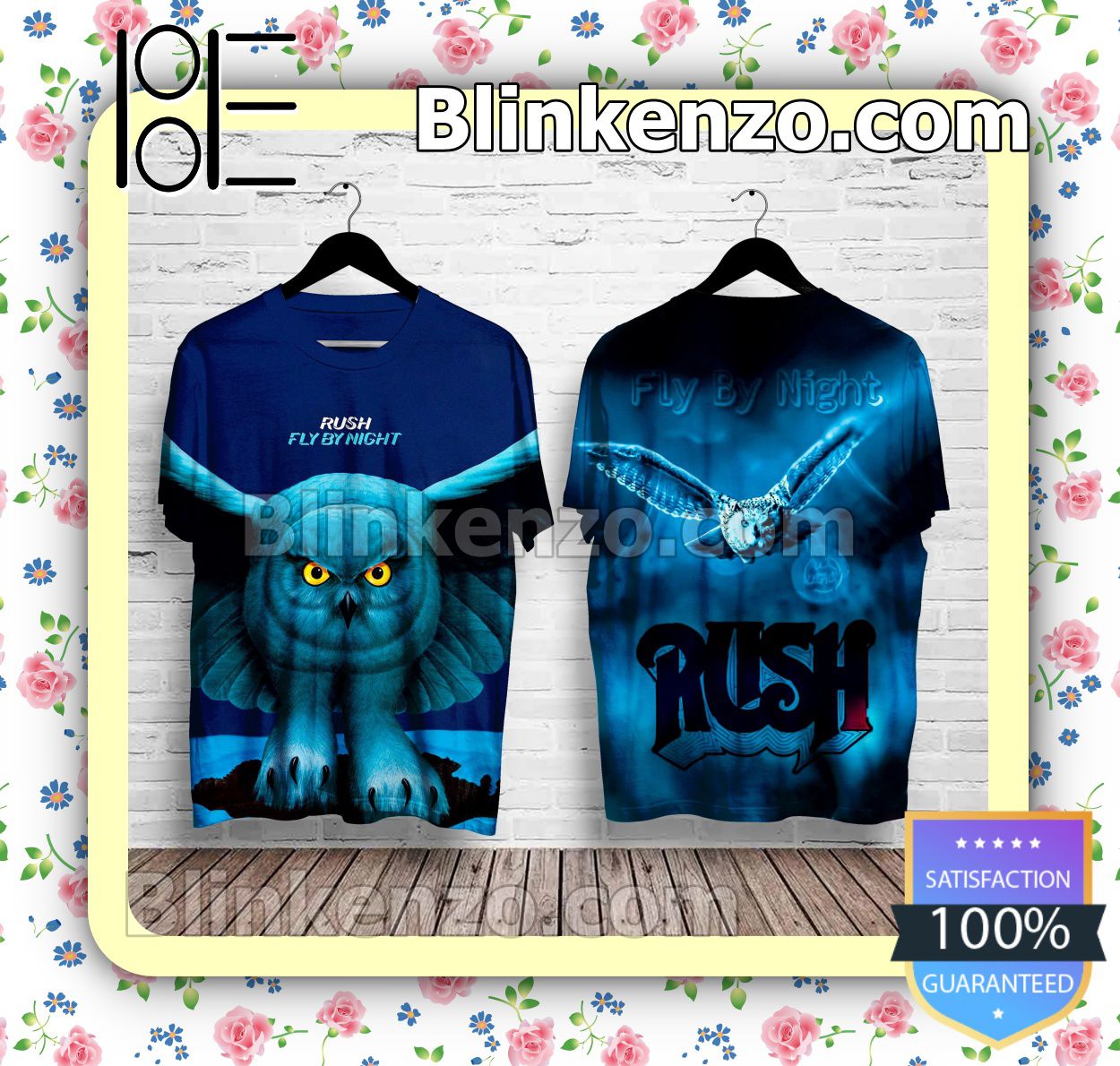 Fast Shipping Rush Fly By Night Album Custom Shirt