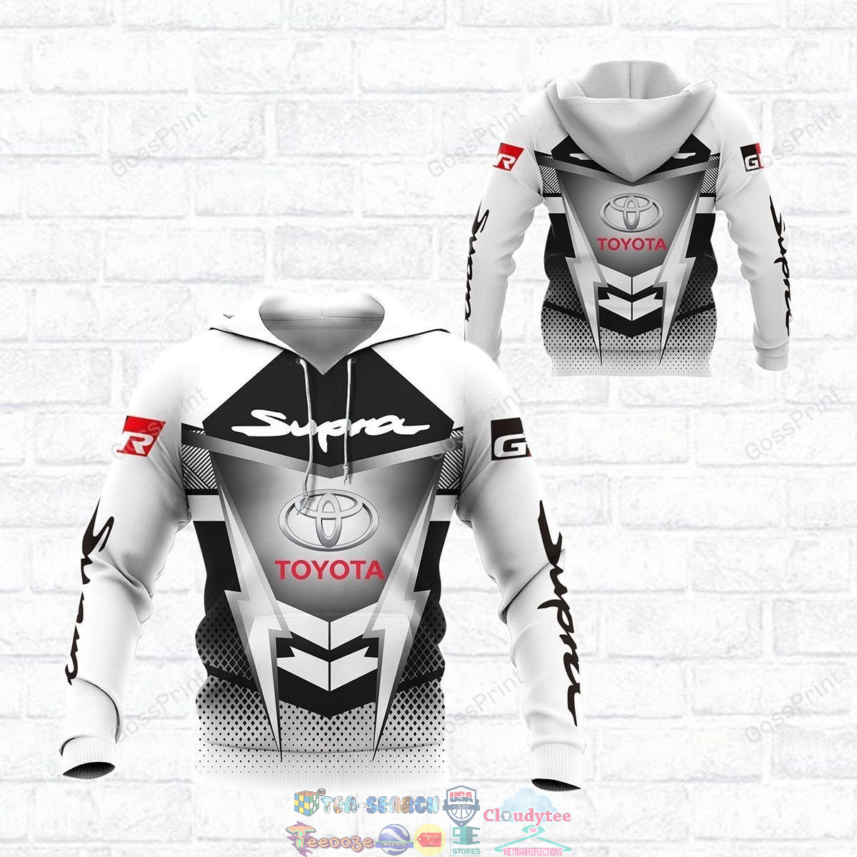 Toyota Supra ver 6 3D hoodie and t-shirt